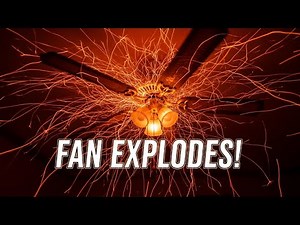This Ceiling Fan EXPLODED! 🔥 Unbelievable Home Disaster