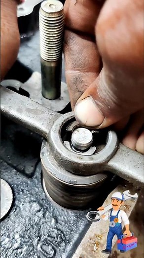 Secret Trick to Install Engine Valve Spring Lock Like a Pro #shorts #engine #mechanic #short #viral