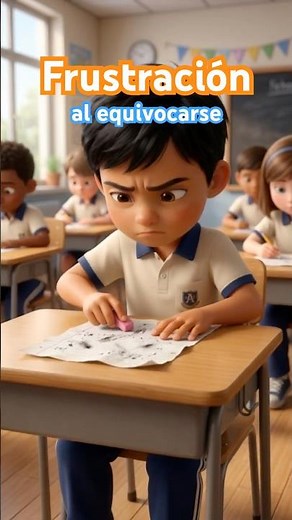 Frustración al equivocarse | Cuento infantil sobre aprender de los errores