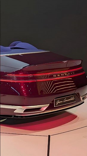 Genesis X Gran Convertible Concept 2025 – A Vision of Open-Top Electric Luxury car