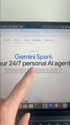 Google Gemini Announced 24/7 AI Agents! (Gemini Spark) #shorts