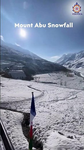 Magical Snowfall in Mount Abu | Winter Wonderland Adventure ❄️✨#travelgoals #love #travel #snow
