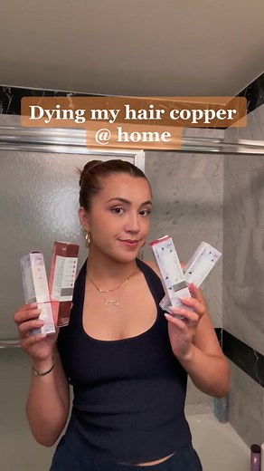 DIY Copper Hair Coloring with ion Permanent Hair Colors
