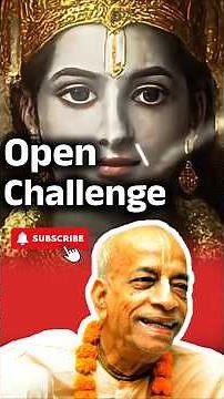 “If You Dare, Disprove Krishna! – Srila Prabhupada Challenge ⚡” #iskcon