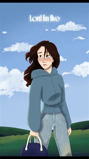 Tine on Instagram: "He became her new home. (This is my oc Elizabeth and for context her parents died, sister left, so it's just her and her bf now) Also I've spend two days on this ( ；∀；) #oc #animation #reels #art #illustration"