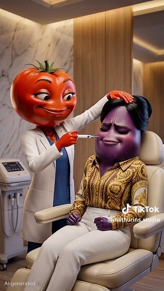 Épisode 1 | 🎭 L'Arnaque au Bio : La Revanche de l'Aubergine. #ai #aistory #fruitstory #fruit