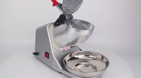 300W Electric Ice Crusher Shaver Machine Snow Cone Maker Shaved Ice Stainless Steel Shaving
