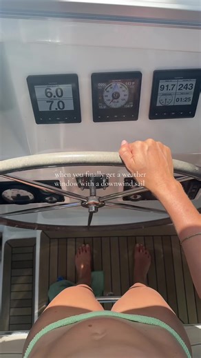 Smooth sailing over here #sailing #boatlife #traveltiktok #beachlife #beachvibes