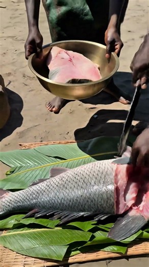 Bozo Tribe Giant River Fish Feast | Traditional African Riverside Cooking