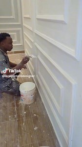 Painting work is in progress #interiordesign | Math interior decor