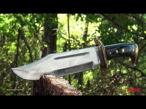 Timber Rattler Western Outlaw Bowie Knife