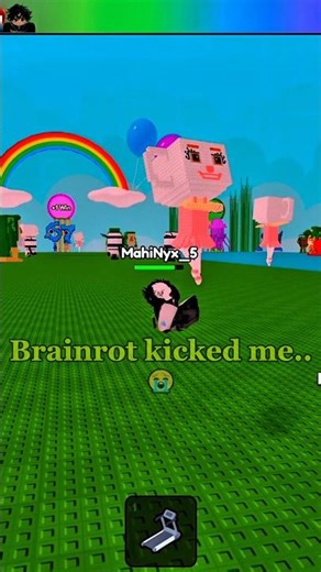 Almost Won… Then Brainrot Kicked Me 😭 #mahinyx #roblox #gaming #brainrot