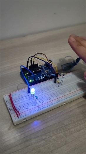 Photoresistor controlled LED