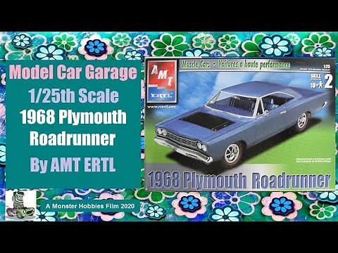 Model Car Garage - 1968 Plymouth Roadrunner Model Kit By AMT/ERTL - A Model Car Unboxing Video