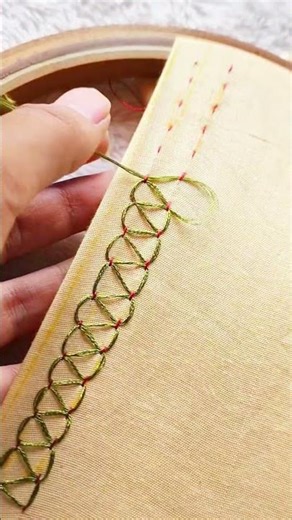 😍#shorts #embroidery #beginnersstitch #crochet #craft #art #handbroidery