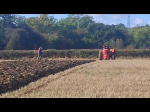 Nuffield 10/42 2 furrow reversible plough West Hallam ploughing match 2025