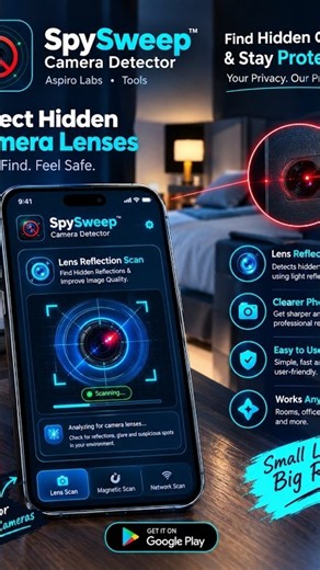 SpySweep: Camera Detector | Find Hidden Cameras & Stay Protected