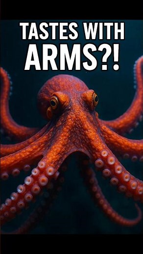 Octopuses can taste with their arms! 🐙👅 Nature’s most mind-blowing ocean fact revealed!