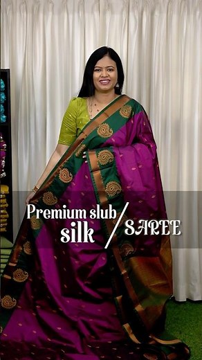 Premium Slub Silk Sarees | Booking: 6374441254 | www.dsrsarees.com