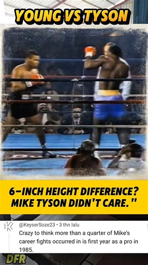 Mike Tyson Super Knock Out Mark Young #fypシ゚viral #miketyson #boxing #new #legend #shortsfeed #best
