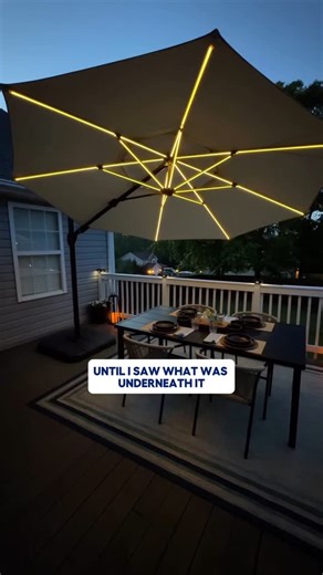 Lowe's Home Improvement | ⛱️ Lowe’s Bestseller ⛱️: Solar Powered Patio Umbrella | Instagram