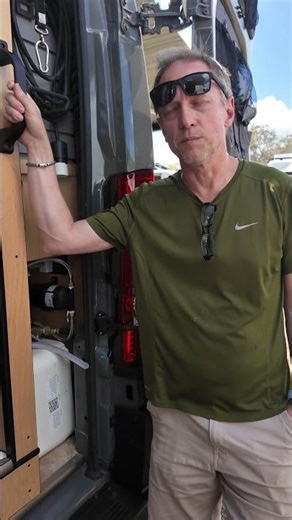 Custom Van Shower Setup That Actually Works 🚐 #vanlife #campervan #diy