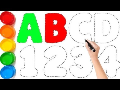 Learn Alphabet Capital Letters With Colours | Alphabet Rhymes | Alphabet For Kids | abcd video
