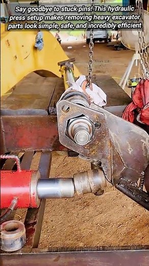 How To Safely Remove Stuck Pins Using Hydraulic Rams