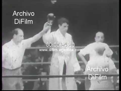 DiFilm - Alejandro Lavorante vs Jose Giorgetti - Boxeo 1960