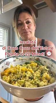 Summer Couscous Salad Ready in 20 Minutes ⏰ #couscous #salad