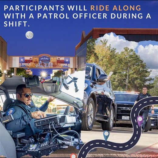 🚨Join the Conroe Police Department’s Citizens Academy! 👮🚓 Are you curious about the duties of a Conroe Police Department police officer? Want to gain a behind-the-scenes look at law enforcement in action? Now’s your chance! The Conroe Police Department is excited to announce the start of our Citizens Academy, beginning on Tuesday, February 24, 2026. Program Details: • 10-week program • Meets every Tuesday from 7:00 PM to 10:00 PM, starting February 24, 2026 • Limited to 25 applicants • Must b