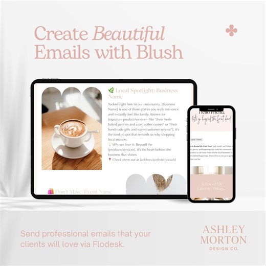 Direct to Flodesk Real Estate Newsletter Template - Etsy