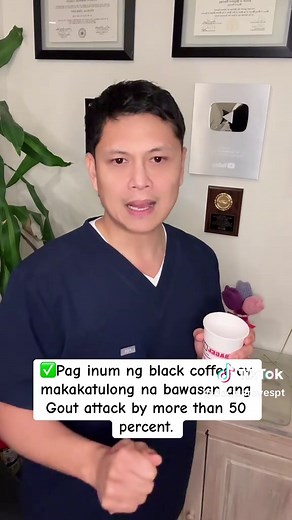 Gout and Coffee? Reduce gout attacks by drinking black coffee #coffee #gout #healthyliving #healthylifestyle
