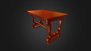 Antique Table 2 - 3D model by energyoverflow