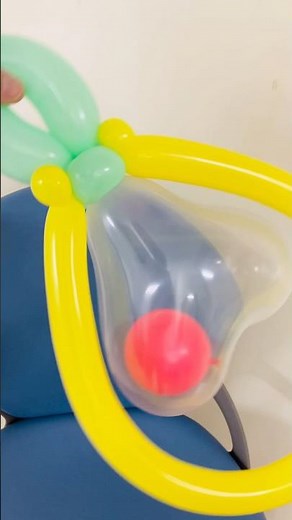 Balloons that children will love ❤️ 子ども🧒🏻が喜ぶバルーン 【バルーンアートかねさん】 #風船の中に風船 #doubleballoon