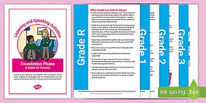 Grade R - Listening and Speaking Activities – Parent Guide (CAPS Aligned)