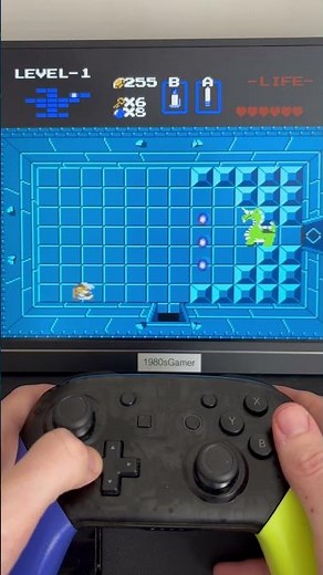 Zelda (NES) Level 1 with the white sword