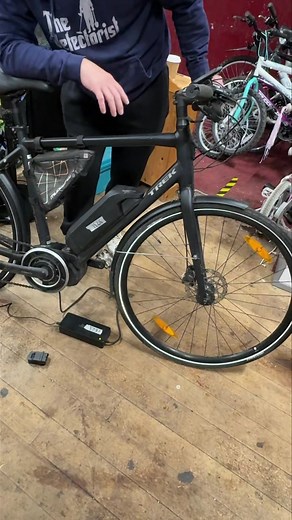 Up for Auction is an adult electric trek bike comes with charger battery and key starting price of £175 bidding to end Sunday evening at 9 pm with a soft finish the 16th of November 25 #ElectricBike #Trek #Bike | waterfoot auction