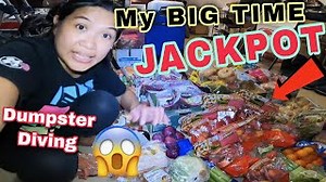 DUMPSTER DIVING I HIT THE JACKPOT BIG TIME THOUSANDS OF DOLLARS FOOD I FOUND IN THIS DUMPSTER | Inday roning