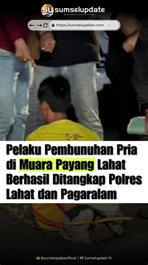 Pelaku pembunuhan yang buron selama 10 hari di Lahat, Sumatera Selatan, berhasil diringkus oleh tim gabungan Polres Lahat di Pagaralam pada Rabu (18/3/2026). Tersangka A alias Ap bin S akhirnya tertangkap saat bersembunyi di sebuah pondok kebun. Dalam operasi penangkapan ini, adik pelaku juga diamankan sebagai saksi. #MuaraPayang #Lahat #PolresLahat #PolresPagaralam #Kasus