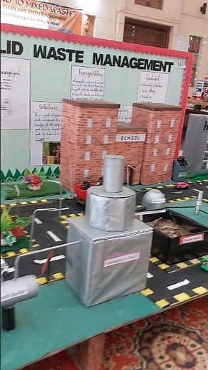 Solid Waste Management Science Project Working Model for School & College Exhibition #shorts