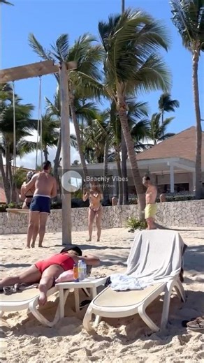 🌴 Punta Cana Beach Paradise #Shorts | Stunning Caribbean Views