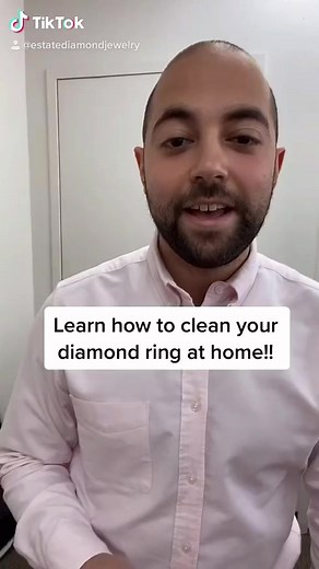 7.7K views · 50 reactions | Learn how to clean your ring DIY! #clean #cleaning #cleaningvideos#cleaningvideo #diy #howto #lifehack #LearnHow #learn #stepbystep #fyp #viral #engagementring #ringcleaning #ring #jewelry #jewelrycleaning #reels | Estate Diamond Jewelry | Facebook