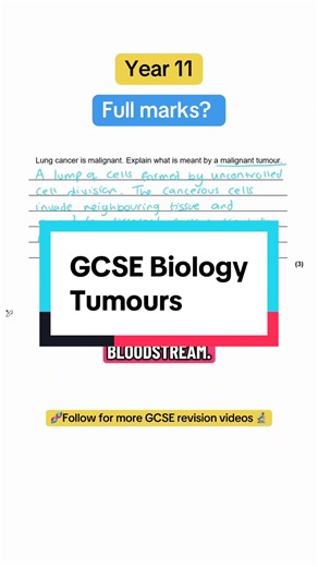 Free revision resource in my bio! #gcse #science #gcsebiology #year11 #revision