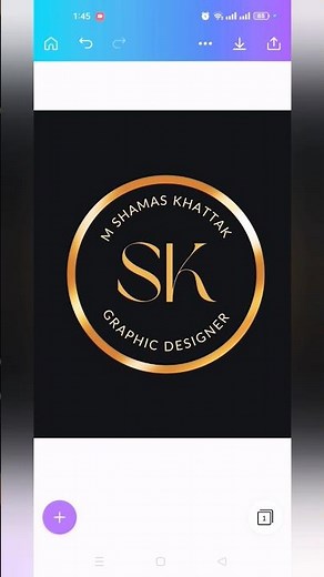How to Create Logo Design in Canva In Mobile Phone #graphicdesign #design #editing #editing #logo