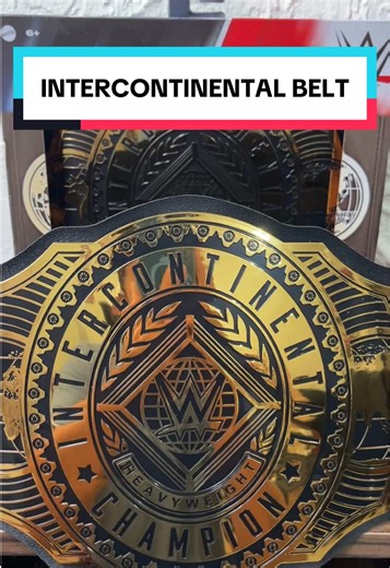 Cinturón Intercontinental WWE 😎 El campeonato más querido por los fantásticos de la WWE, llegó en una edición especial de MATTEL y con acabados de gran calidad. #intercontinentalchampion #wwefan #dominikmysterio #wwebelt #wwemexico