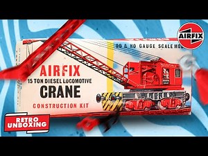15 Ton Diesel Locomotive Crane | Retro Unboxing - Airfix