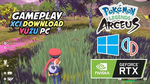 Pokemon Legends Arceus | YUZU Gameplay | XCI Download