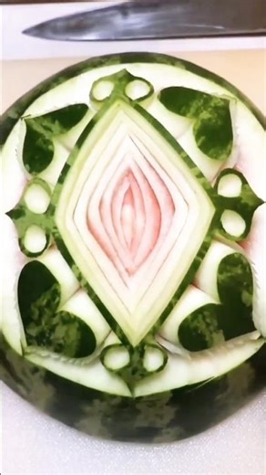 Fruit Art | Creative Fruit Cutting Design | Satisfying Food Art #shorts