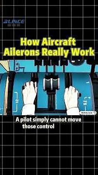 How Aircraft Ailerons Work | Hydraulic Flight Control System Explained#blince